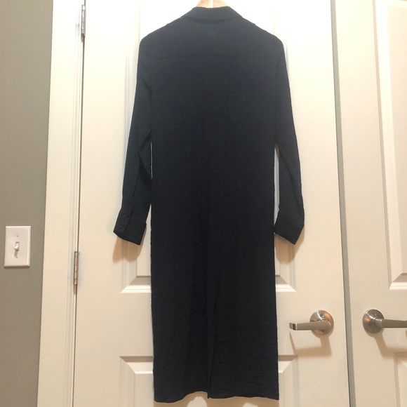 Zara Woman Button Down Split Back Maxi Shirt - Picture 6 of 8